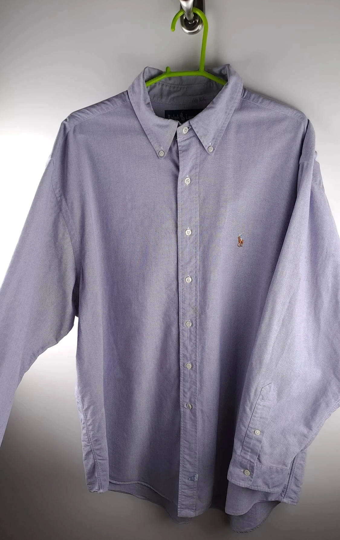 Long sleeve purple shirt / Brown logo / Ralph Lauren / Size XXL / Yarmouth / Men – photo 3